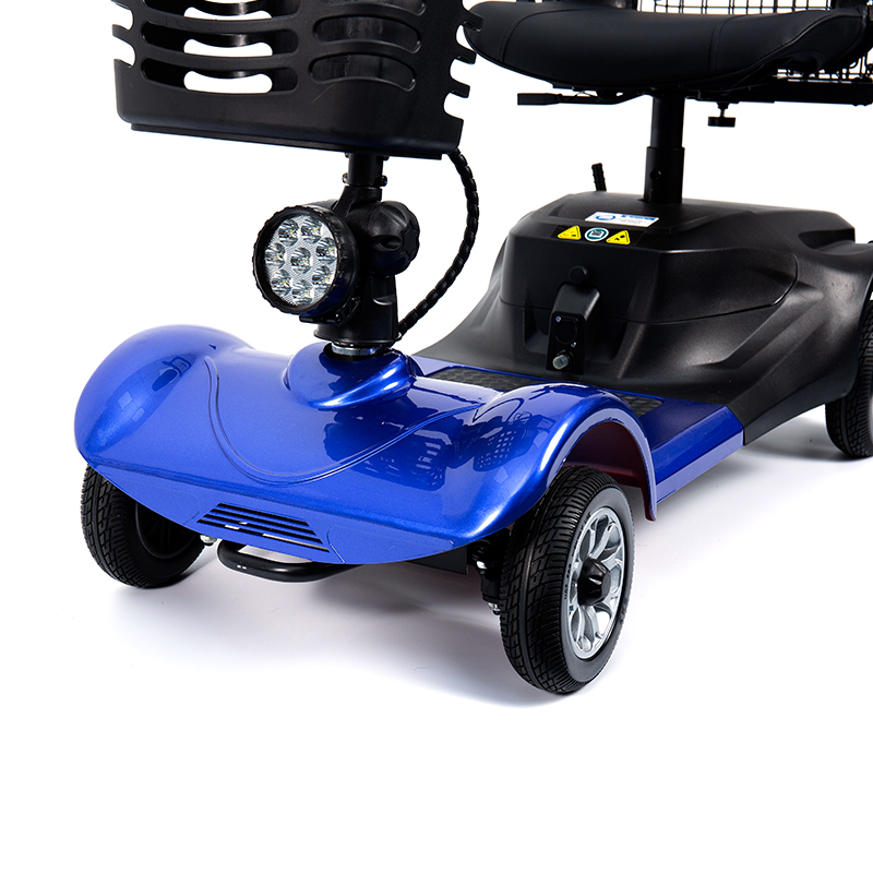 YL-08S สกู๊ตเตอร์เคลื่อนที่แบบพับได้ 4 ล้อสำหรับงานหนักพร้อมความสามารถในการปีนเขา 12 °