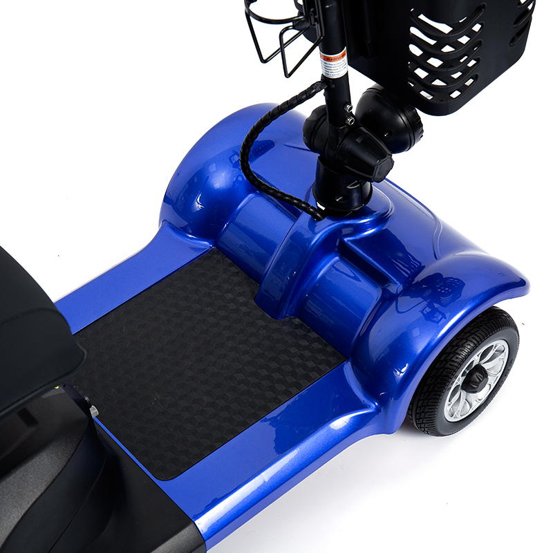 YL-08S สกู๊ตเตอร์เคลื่อนที่แบบพับได้ 4 ล้อสำหรับงานหนักพร้อมความสามารถในการปีนเขา 12 °