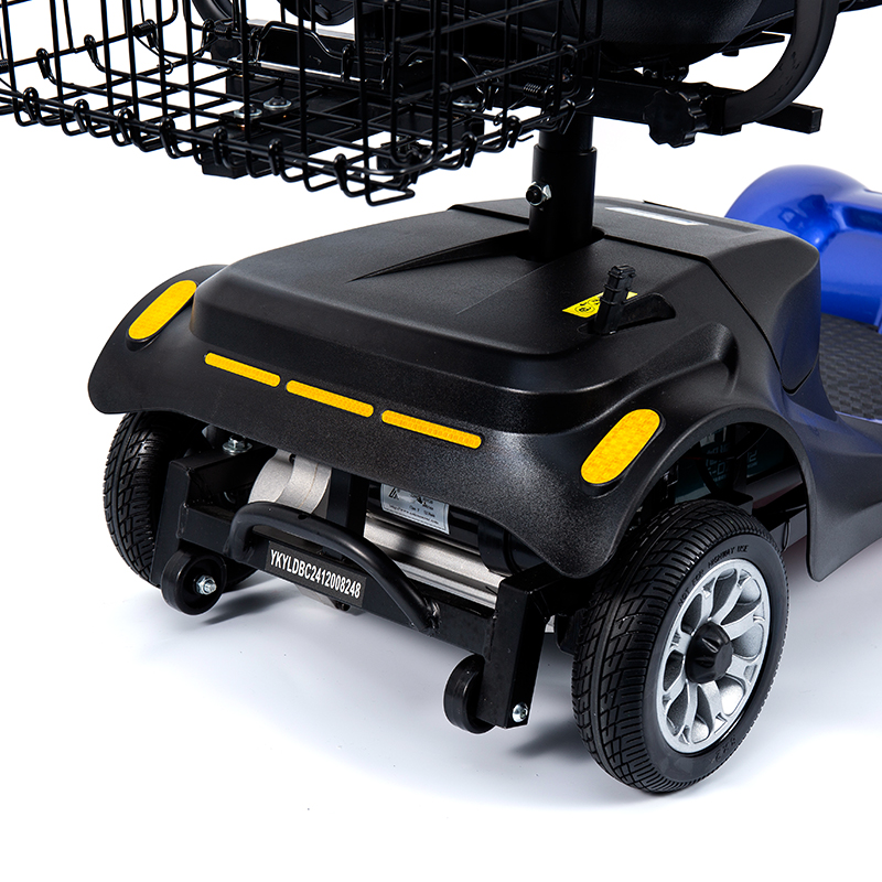 YL-08S สกู๊ตเตอร์เคลื่อนที่แบบพับได้ 4 ล้อสำหรับงานหนักพร้อมความสามารถในการปีนเขา 12 °
