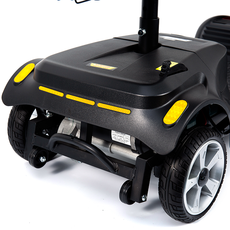 YL-07 สกู๊ตเตอร์เคลื่อนที่ขับเคลื่อนด้วยไฟฟ้าแบบพับได้ 4 ล้อพร้อมตะกร้า