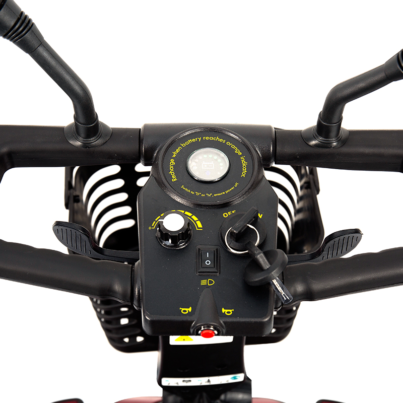 YL-01S สกู๊ตเตอร์เคลื่อนที่แบบพับได้ 4 ล้อแบบพกพาสำหรับผู้สูงอายุ