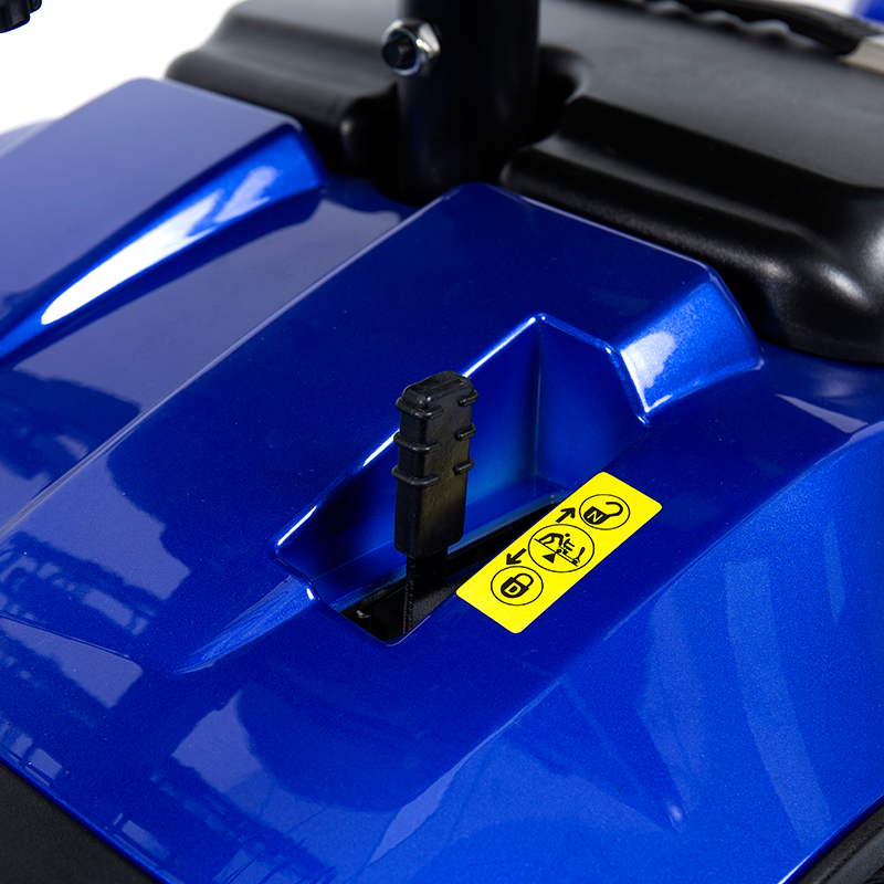 YL-09B สกู๊ตเตอร์เคลื่อนที่น้ำหนักเบาแบบพับได้ 4 ล้อพร้อมตะกร้า