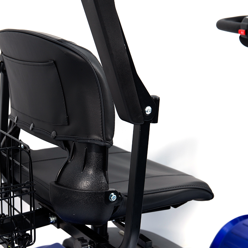 YL-09B สกู๊ตเตอร์เคลื่อนที่น้ำหนักเบาแบบพับได้ 4 ล้อพร้อมตะกร้า