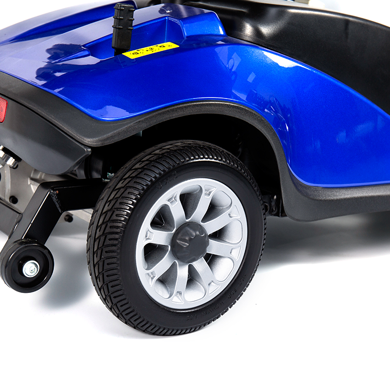 YL-09B สกู๊ตเตอร์เคลื่อนที่น้ำหนักเบาแบบพับได้ 4 ล้อพร้อมตะกร้า