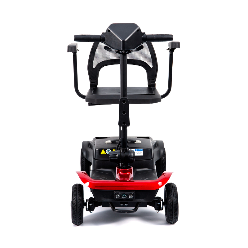 YL-02 สกู๊ตเตอร์เคลื่อนที่ 4 ล้อน้ำหนักเบาสำหรับผู้สูงอายุ พร้อมเบาะนั่งหมุนได้ 360°