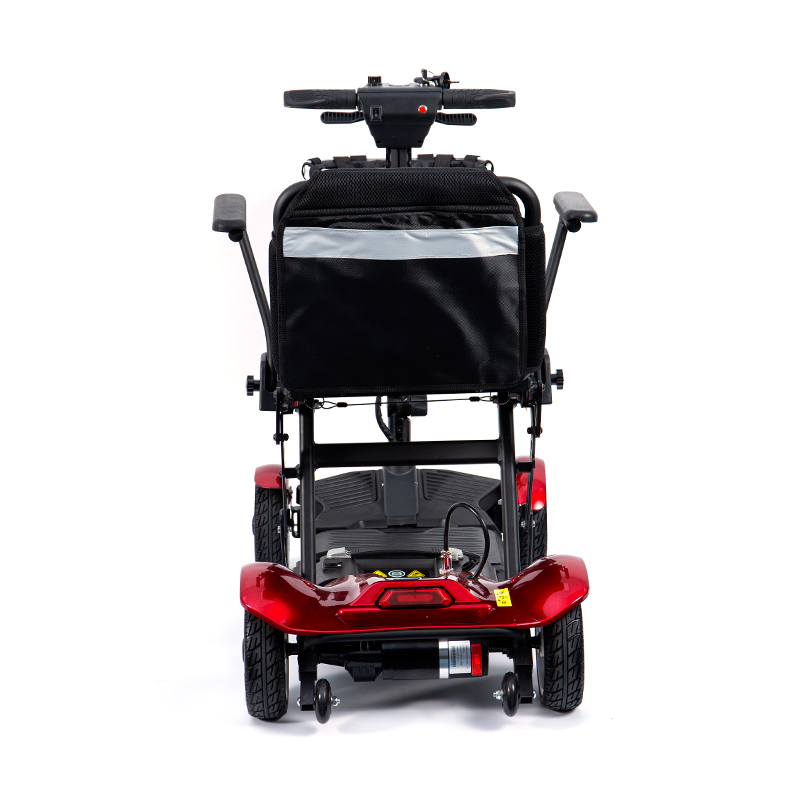 YL-211 สกู๊ตเตอร์ไฟฟ้าท่องเที่ยว 4 ล้อสำหรับผู้สูงอายุพร้อมไฟหน้า LED ตะกร้า