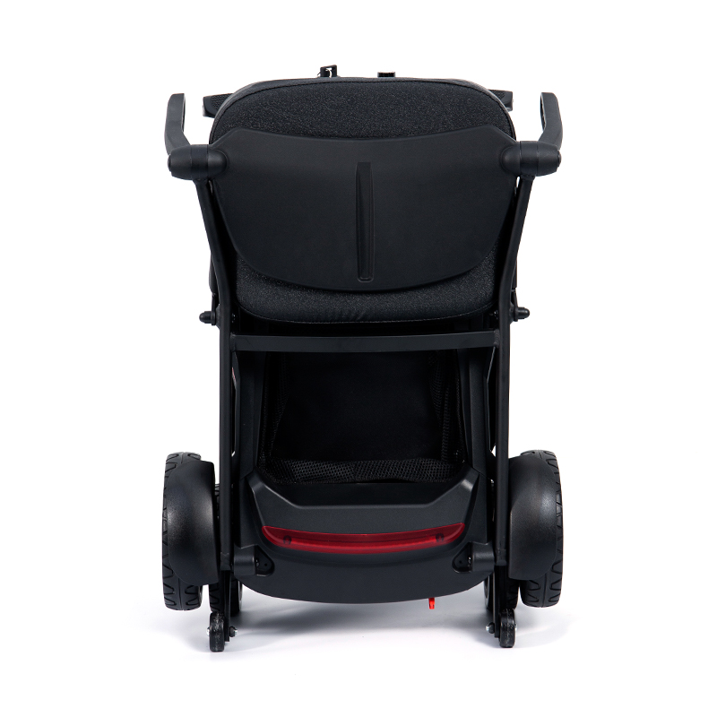 YL-985S 4 ล้อน้ำหนักเบาแบบพกพาพับได้เดินทางสกู๊ตเตอร์ไฟฟ้าขับเคลื่อน