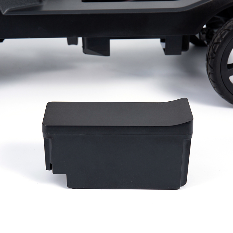 YL-985S 4 ล้อน้ำหนักเบาแบบพกพาพับได้เดินทางสกู๊ตเตอร์ไฟฟ้าขับเคลื่อน