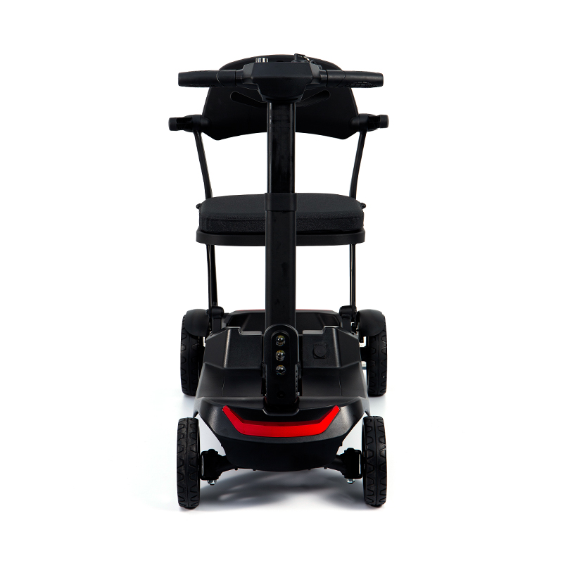 YL-985S 4 ล้อน้ำหนักเบาแบบพกพาพับได้เดินทางสกู๊ตเตอร์ไฟฟ้าขับเคลื่อน