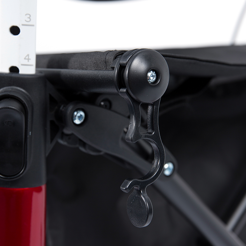 HES-R306 รถโรลเลเตอร์น้ำหนักเบา – พับได้, ล้อ TPR, ปรับได้, สามารถรับน้ำหนักได้ 150 กก