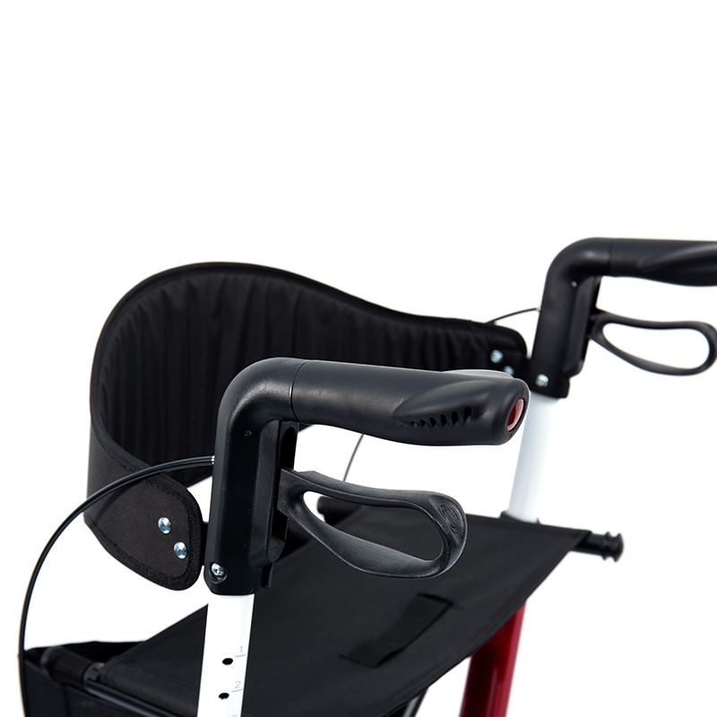 HES-R306 รถโรลเลเตอร์น้ำหนักเบา – พับได้, ล้อ TPR, ปรับได้, สามารถรับน้ำหนักได้ 150 กก